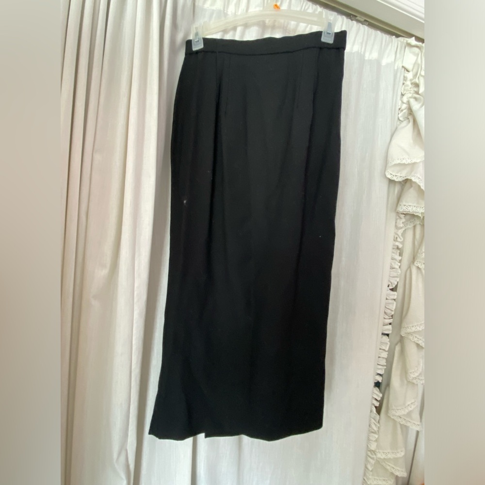 Classic Black High Waisted Pencil Skirt Size Woman’s 6
